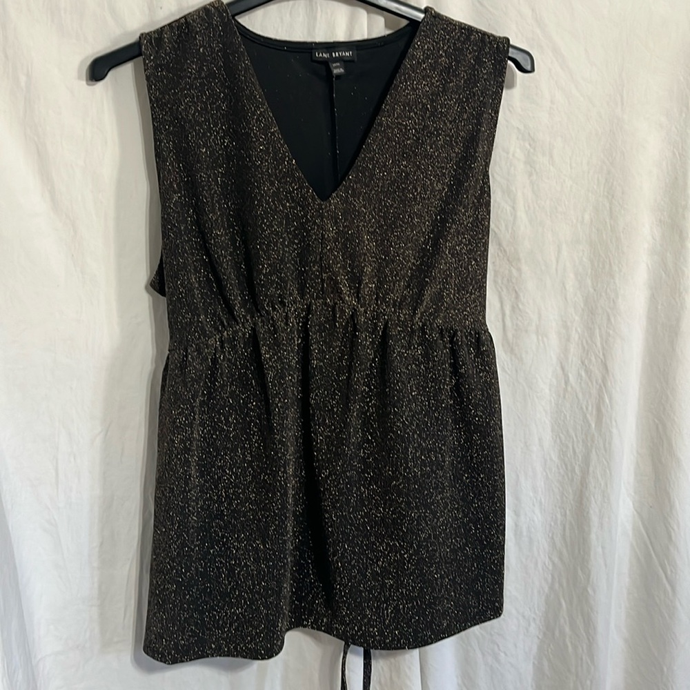 Lane Bryant glitter blouse